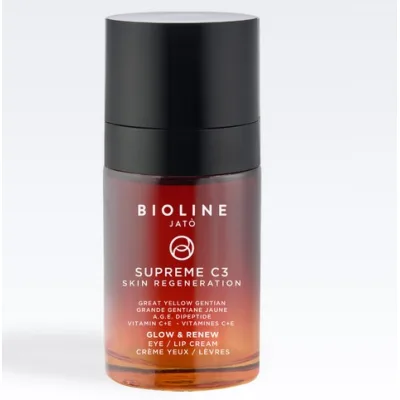 Професійний омолоджуючий крем для контуру очей та губ Bioline Jato Supreme C3 Glow & Renew Eye/Lip Cream 30 мл